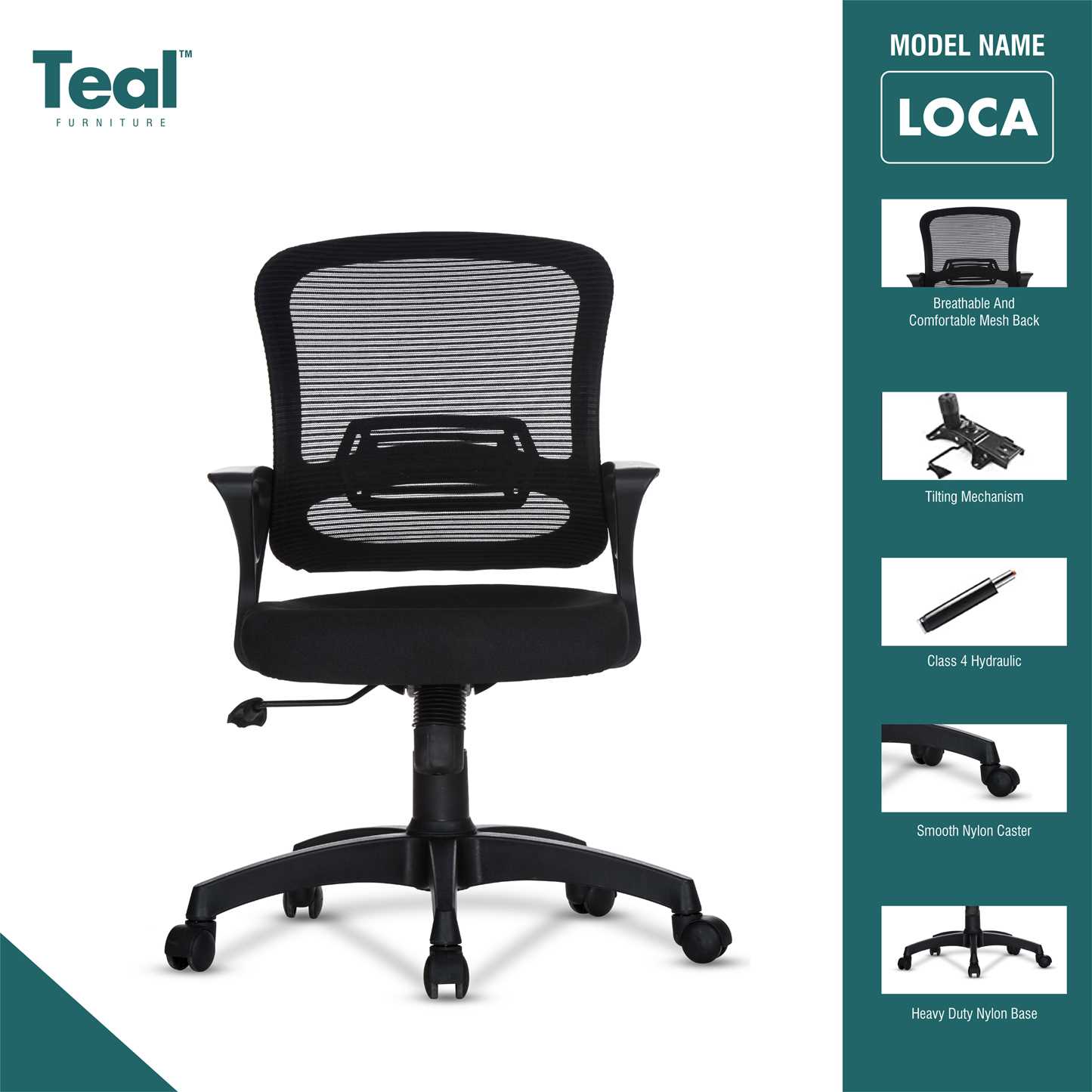 Loca mid back office chair